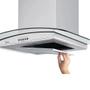 Imagem de Coifa de Parede Midea 60cm Vidro Inox RGB601 - 127 Volts