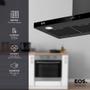 Imagem de Coifa e Depurador de Parede EOS 90cm Maxxi Air Digital Touch Inox Preto EPCO90PTDP 220V