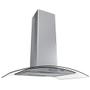 Imagem de Coifa Ilha CVC Vidro Curvo Inox Fogatti 90cm 127V 50051450