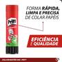 Imagem de Cola Bastão Pritt Henkel Escolar Artesanato 40g Cola Branca Lavável Atóxica Para Papéis Cartolinas