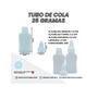 Imagem de Cola Branca Liquida Escolar Artesanato Tubo 25G Vio 50Unds