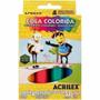 Imagem de Cola colorida 04 cores acrilex abelhinhas 23g