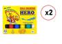 Imagem de Cola Colorida 6 Cores Tinta Escolar Lavável - kit 2 caixas