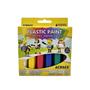 Imagem de Cola Colorida Tinta Plástica Acrilex 6 cores Escolar Pintura