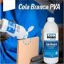 Imagem de Cola de alta resistencia branca pva extra 1kg - Kit C/ 2