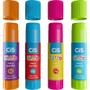 Imagem de Cola em Bastao CIS CLUB 8G 4 Cores Sortidas DP.C/12