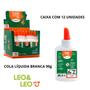 Imagem de Cola Escolar Liquida 90G Caixa com 12 Unidades Leo & Leo