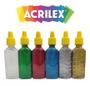 Imagem de Cola Líquido Acrilex Colorida com Gliter 6 Cores 23g