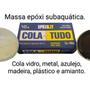 Imagem de Cola tudo 100g Massa Epóxi Reparo Subaquática Epoxilit Cinza