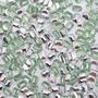 Imagem de Colagem Retângulo Strass Acrílico Verde Transparente 4x6mm 500pçs 25g