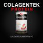 Imagem de Colagentek Protein - Peptídeos Bioativos de Colágeno  460g  Sabor Morango  Vitafor