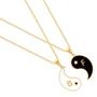 Imagem de Colar Amizade Best Friends Amigas Folheado Yin Yang - B43