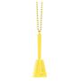 Imagem de Colar Amscan Yellow Clacker Plastic 36 cm Pacote com 1