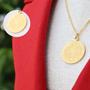Imagem de Colar Banhado a Ouro com Medalha de São Bento 50