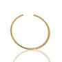 Imagem de Colar Choker Circular Aro Tubo Folheado Em Ouro 18k