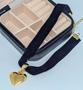 Imagem de Colar choker Cordão Veludo com Pingente Coração Liso Pequeno Folheado Ouro 18k Dourado Tendência Moda Blogueira