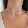 Imagem de Colar Choker Estrela Prata 925