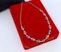 Imagem de Colar Choker Feminino com Pingente Borboletas de Zircônias Coloridas Folheado a Prata Gargantilha Borboleta Luxo Moda
