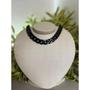 Imagem de Colar Choker Feminino Elo/Corrente Bijuteria Em Resina Para Festa Presente Estiloso 