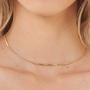 Imagem de Colar choker fita banhado a ouro 18k mimoo joias