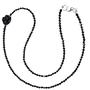 Imagem de Colar Choker Pomba Gira Rosa Negra. Fio de Contas, Umbanda, Candomblé.