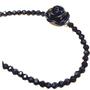 Imagem de Colar Choker Pomba Gira Rosa Negra. Fio de Contas, Umbanda, Candomblé.
