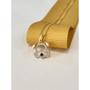 Imagem de Colar Com Pingente De Cachorro com Zirconias e cristal banhado em ouro 18k Pet cordão