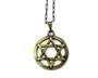 Imagem de Colar Com Pingente Hexagrama Estrela de Davi