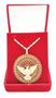 Imagem de Colar Cordão Singapura Feminino 45cm Com Pingente Medalha Pomba Espirito Santo Folheada Á Ouro