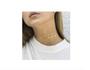 Imagem de Colar Corrente Choker Cruz De Lado Folheado Ouro Ou Prata