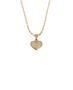Imagem de Colar Corrente Feminina Pingente Amor Coração Branco Letra Inicial J Personalizada Banhado a Ouro 18k.