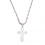 Imagem de Colar Crucifixo com Pai Nosso em Inox