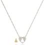 Imagem de Colar de Nossa Senhora com Coração em Ouro Branco 18k - 45cm