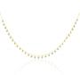 Imagem de Colar de Ouro 18k Choker Corações 40cm