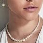 Imagem de Colar de ouro 18k feminino perola rommanel 47cm 45cm 531735