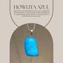 Imagem de Colar Diamantado Prata 925 Howlita Azul Polida - P. Vecchio