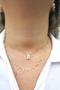 Imagem de Colar duplo zirconia banhado a ouro 18k