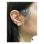 Imagem de Colar e Brinco Feminino Folheado a Ouro com Zircônia 45cm com extensor