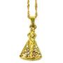 Imagem de Colar folheado dourado com pingente de N. S. Aparecida