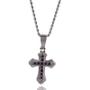 Imagem de Colar Hip Hop com Pingente Cruciforme e Zircônia