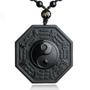 Imagem de Colar Pingente Wokex Black Obsidian Yin Yang