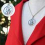 Imagem de Colar Prateado com Medalha São Miguel Arcanjo Redonda 759