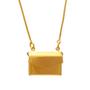 Imagem de Colar Relicárioem Formato de Envelope Folheado em Ouro 18K SoftJoias 