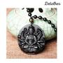 Imagem de Colar Unissex em Obsidiana Mil-Hand Guanyin Buda