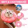 Imagem de Colarinho Cone de Gato Soft, Hpetppy Cute Donut Pet Recovery Coll