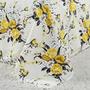 Imagem de Colcha cobre leito algodão casal 3 peças milão amarelo floral