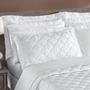 Imagem de Colcha Cobre Leito Colossal Queen Com Lese 3 Peças - Branco