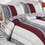 Imagem de Colcha Cobre Leito Patchwork Casal Logan Realce Premium