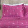 Imagem de Colcha Cobre Leito Queen Berlim Bordado Pink - 180 Fios