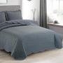 Imagem de Colcha de Cama Ilusion Favo 3D Queen Size Chumbo - Camesa 